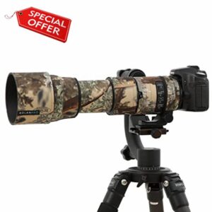 Rolanpro Waterproof Lens Cover for Sigma 150-600mm F5-6.3 DG OS HSM Contemporary Lens Protection Sleeve Guns Coat-#14 Green Jungle Waterproof