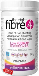Webber Naturals The Right Fibre4 IBS Intestinal Discomfort 150 g