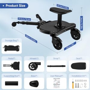 Universal Buggy Board with Pram Organiser Bag