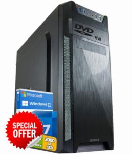 Ultra Intel i7 PC - Computer for Office & Home Office with 32GB DDR3 RAM/Memory - 2TB SSD - DVD+RW - USB 3.0 - WiFi 600 and Bluetooth 5 - Win 11 Pro