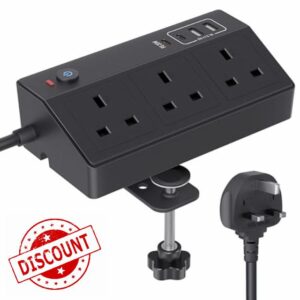 Desk Power Socket with USB C Slots