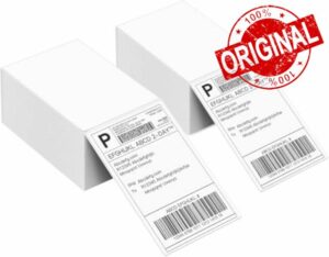 Thermal Direct Shipping Label (Pack of 1000 4x6 Fan-Fold Labels)