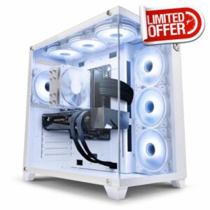 VIBOX VII-131 PC Gamer - Intel i7 14700F Processor 5.4GHz - Nvidia RTX 4070 Super OC 12GB Graphics Card - 32GB RAM - 1TB NVMe SSD - 850W PSU - Windows 11 - WiFi
