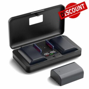 LIFEMOI D-LI90 (1600mA) Camera Battery Multifunctional Charger Set (Including Two Batteries) Compatible with Pentax K1II K7 K7D K5 K5D K5I K5IIS K3 K3II K3III K1 K01 645D 645Z Cameras
