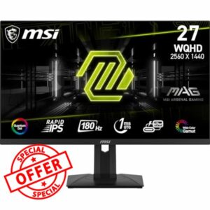 MSI MAG 274QRF QD E2 27 Inch WQHD Gaming Monitor - 2560 x 1440 Rapid IPS Quantum Dot Panel