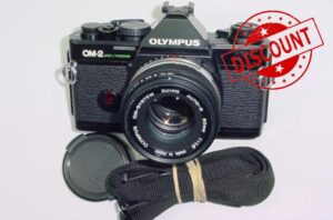 Used 35mm Film SLR Camera for Olympus OM-2 Spot/Program S/P OM2SP with 50mm f/1.8 Zuiko Lens