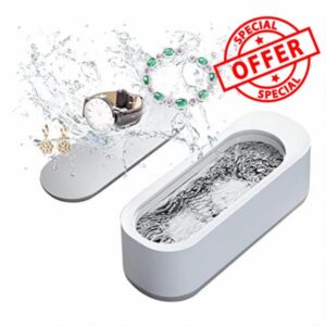 TPLTECH Ultrasonic Jewelry Cleaner - Protable Professional Ultrasonic Cleaner Machine for Jewelry