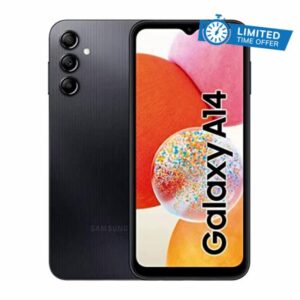 Samsung Galaxy A14 4G 64GB black (Renewed)