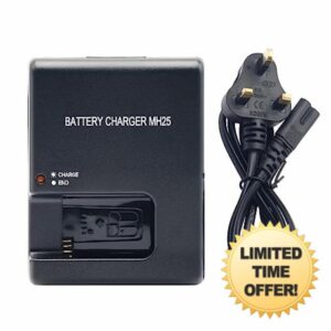MH-25 Battery Charger for Nikon EN-EL15 EN-EL15a EN-EL15b for Nikon D500 D600 D610 D750 D780 D800 D800E D810 D810A D850 D7000 D7100 D7200 D7500 Coolpix Z5 Z6 Z6 1 II Z1 V1II V Digital Camera Batteries