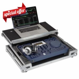 ODYSSEY AlphaTheta OMNIS-DUO Flight Case with Glide Style Laptop Platform