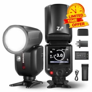 NEEWER Z2-S 2.4G TTL Round Head Flash Speedlite for Sony