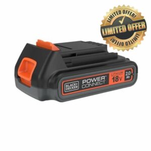 BLACK+DECKER 18 V 2.0AH Lithium Ion Battery Convenient Compact and Versatile Compatible with all 18 V BLACK+DECKER Products BL2018-XJ