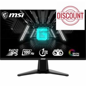 MSI G255F 24.5 Inch FHD Gaming Monitor - 1920 x 1080 Rapid IPS Panel