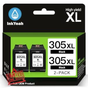 INKYEAH 305 Black Ink Cartridge XL