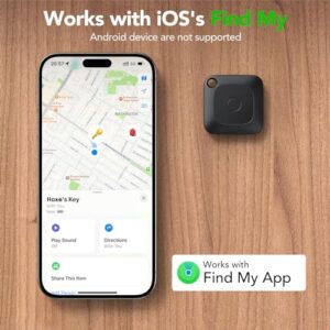 Air Tracker Tag Compatible with Apple Find My (iOS only)