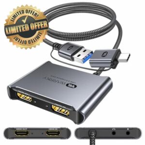 WARRKY 4K Loop Out Video Capture Card for Streaming
