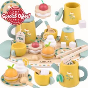 Airlab Wooden Tea Set for Toddlers