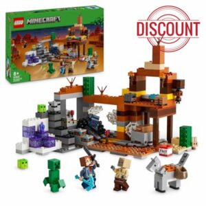 LEGO Minecraft The Badlands Mineshaft Video-Game Toy for 8 Plus Year Old Boys & Girls