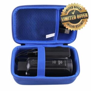 WAIYUCN Hard EVA Carrying Case Compatible with Sony HDRCX405/HDRCX455 Handycam Camcorder Case (blue)