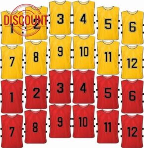 24 Pcs Scrimmage Training Vest - Soccer