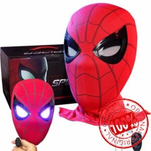 CMJSGG Spider Hero Mask Remote Control Movable Mechanical Eyes