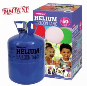 Helium Gas Canister for balloons - Fills 50 9 Inch Balloons Helium Gas Cylinde