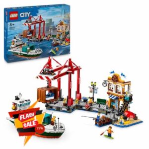 LEGO City Seaside Harbour with Cargo Ship Toy