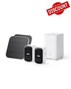 eufy Security eufyCam 2C Pro 2-Cam Kit with Solar Panel Solar Security Camera Outdoor Wireless