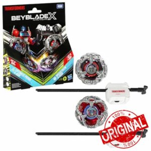 Beyblade X Transformers Collab Optimus Prime 4-60P vs. Megatron 4-80B Multipack Se