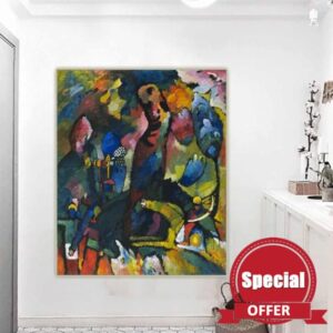 Paint by Numbers for Adults Wassily Kandinsky《Picture with an Archer》 Adult Paint by Number Kits On Canvas