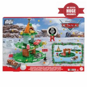 Mattel Disney and Pixar Cars Minis Advent Calendar with 24 Pieces