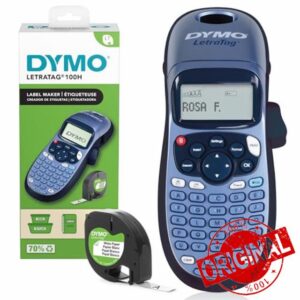 Dymo LetraTag LT-100H Handheld Label Maker | ABC Keyboard Label Printer with Easy-to-Use