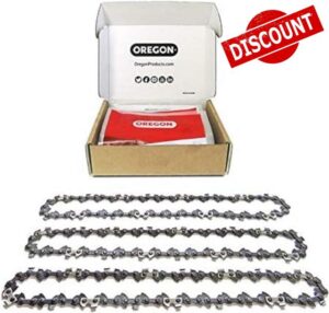 Oregon Chainsaw Chain for 16-Inch (40 cm) Bar -56 Drive Links – low-kickback chain fits Einhell