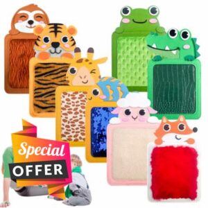 HUHUPET 8pcs Sensory Mat Toy Kit - Baby Sensory Toys for Newborns