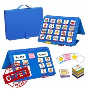 BOHEMIABY Educational Toys Book|with 196 Pecs Cards
