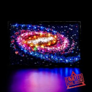 LocoLee LED Light Kit for Lego 31212 The Milky Way Galaxy (No Models Only Light) Creative Lighting Set Accessories Compatible with Lego The Milky Way Galaxy Set (Standard Version Light Kit)