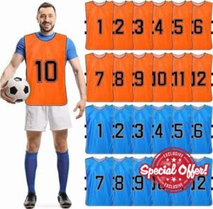 24 Pcs Scrimmage Training Vest - Soccer