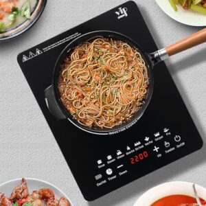 2200w Electric Stove with Easy Clean Glass