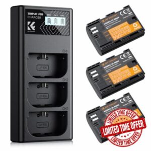 K&F Concept LP-E6NH Battery and Charger Set