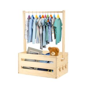 Wooden Baby Shower Basket