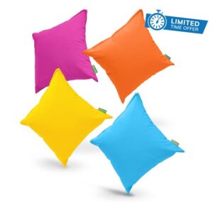 Gardenista 18" Garden Scatter Cushion | Outdoor Water Resistant Garden Furniture Pillow | Soft and Comfy Patio Furniture Cushions | Throw Pillows for Sofa