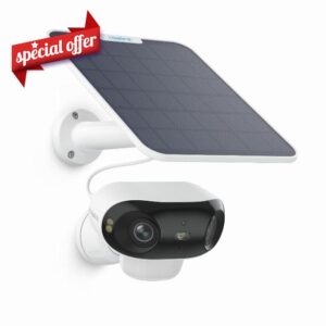 Reolink 4K Solar Security Camera Outdoor Wireless Battery Operated