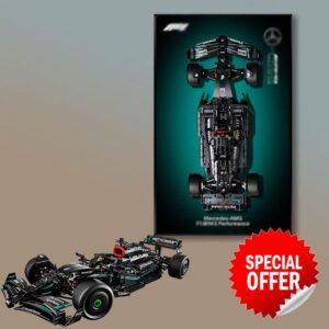 FYHCY Display Wall Mount for Le*go Technic F1 racing car 42171 Decorative Scoreboard for Car Wall Mount Le*go Lovers Size: 80 x 50 cm(Not included Model) B