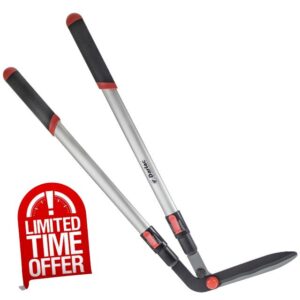 Darlac Telescopic Edging Shear – Garden Lawn Edging Shears with Extendable Handles & Razor-Sharp Blade – Adjustable to Any Gardener's Height – Lightweight Approx 1.2kg – Ideal for Trimming Lawn Edges
