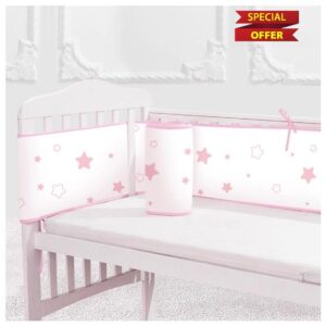 Aocase Bed Border Baby Bed Nest Baby Bed Borders Anti-Airflow 3d Mesh Lining Head Protection Baby Bed Borders Fall Protection For Baby Bed