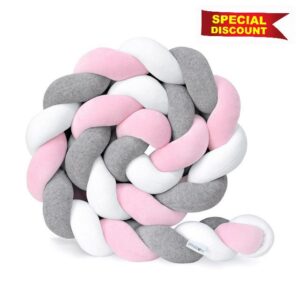 AmphaDeco Braided Pillows Knotted