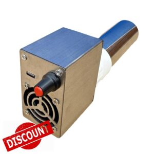 OralGos Barbecue Air Blower Portable BBQ Blower Handhelds Fan Barbecue Electricity Air Blower Fire Tool for Outdoo