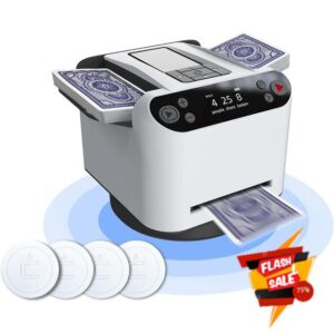 TEHONGMAI 2-in-1 Automatic Dealer Machine and Card Shuffler