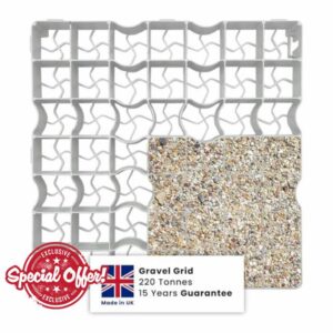 Neat Plastics Coloured Gravel Grid for Driveways