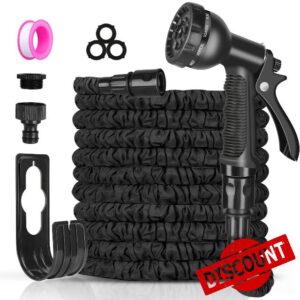 Expandable Garden Hose Pipe - 100FT Flexible Expanding Water Hose